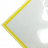 Пленка глянцевая с двойной каймой желтая размер 58*58см