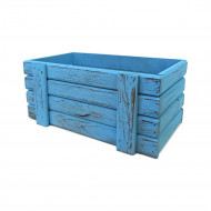 Ящик декоративный голубой размер 28*15*13см