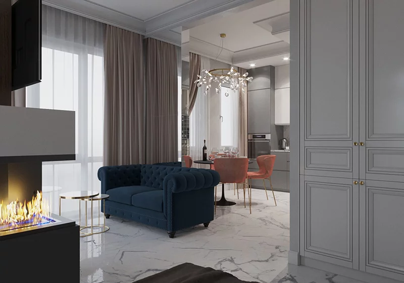 Интерьер гостиной