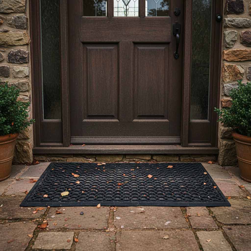 Грязезащитный резиновый коврик