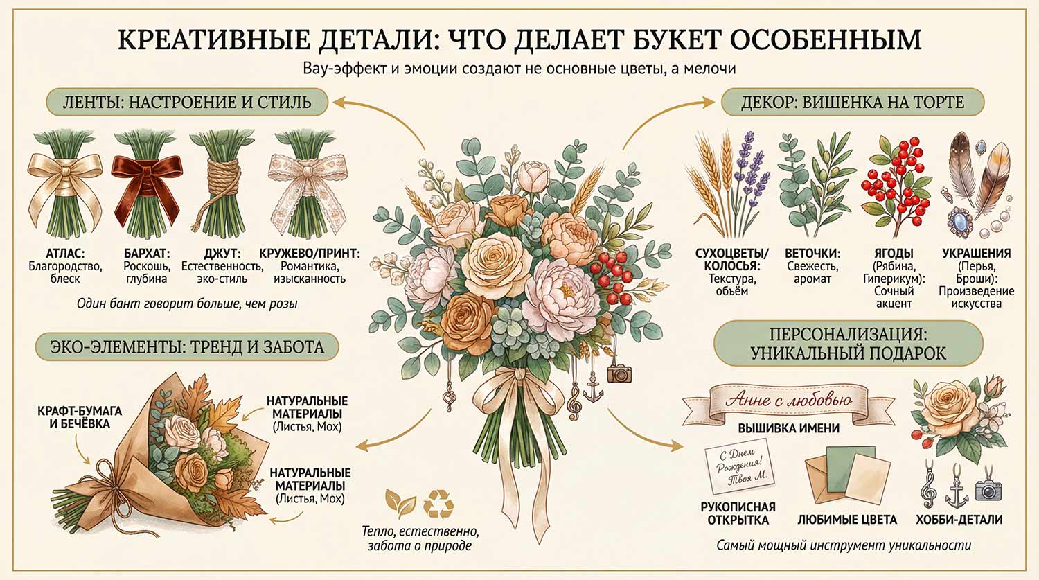 Креативные детали в упаковке