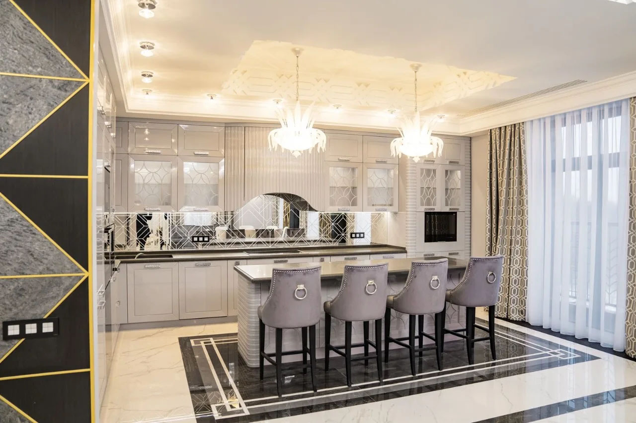 Кухня в стиле арт-деко Кухня в стиле арт-деко