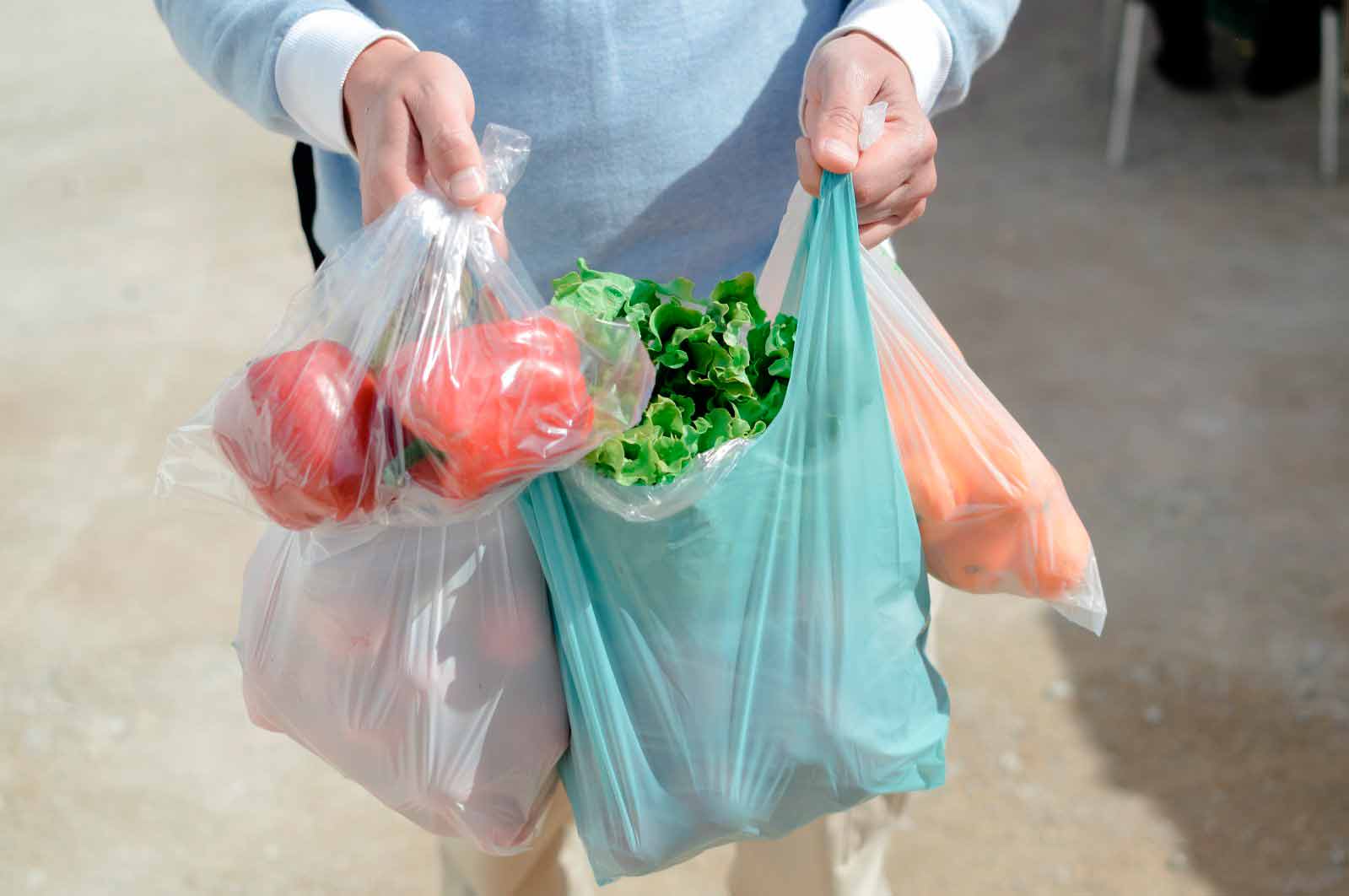 Пакет-майка для переноски продуктов