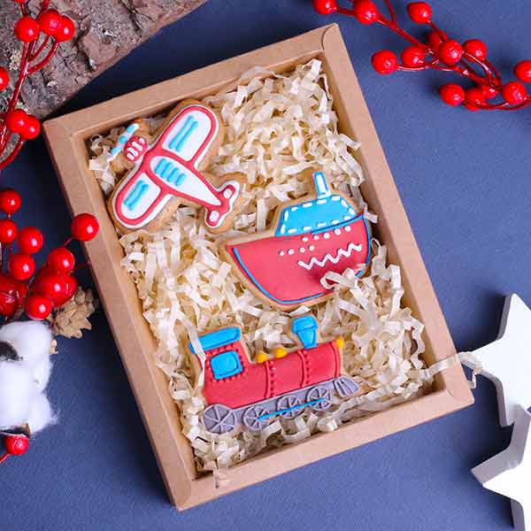 Печенье в упаковке с бумажным наполнителем