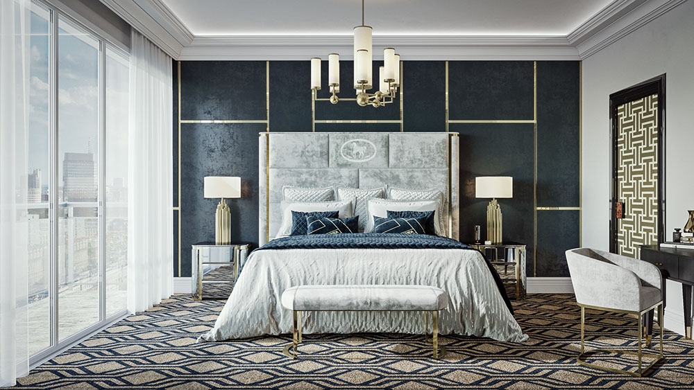 Спальня в стиле арт-деко Спальня в стиле арт-деко