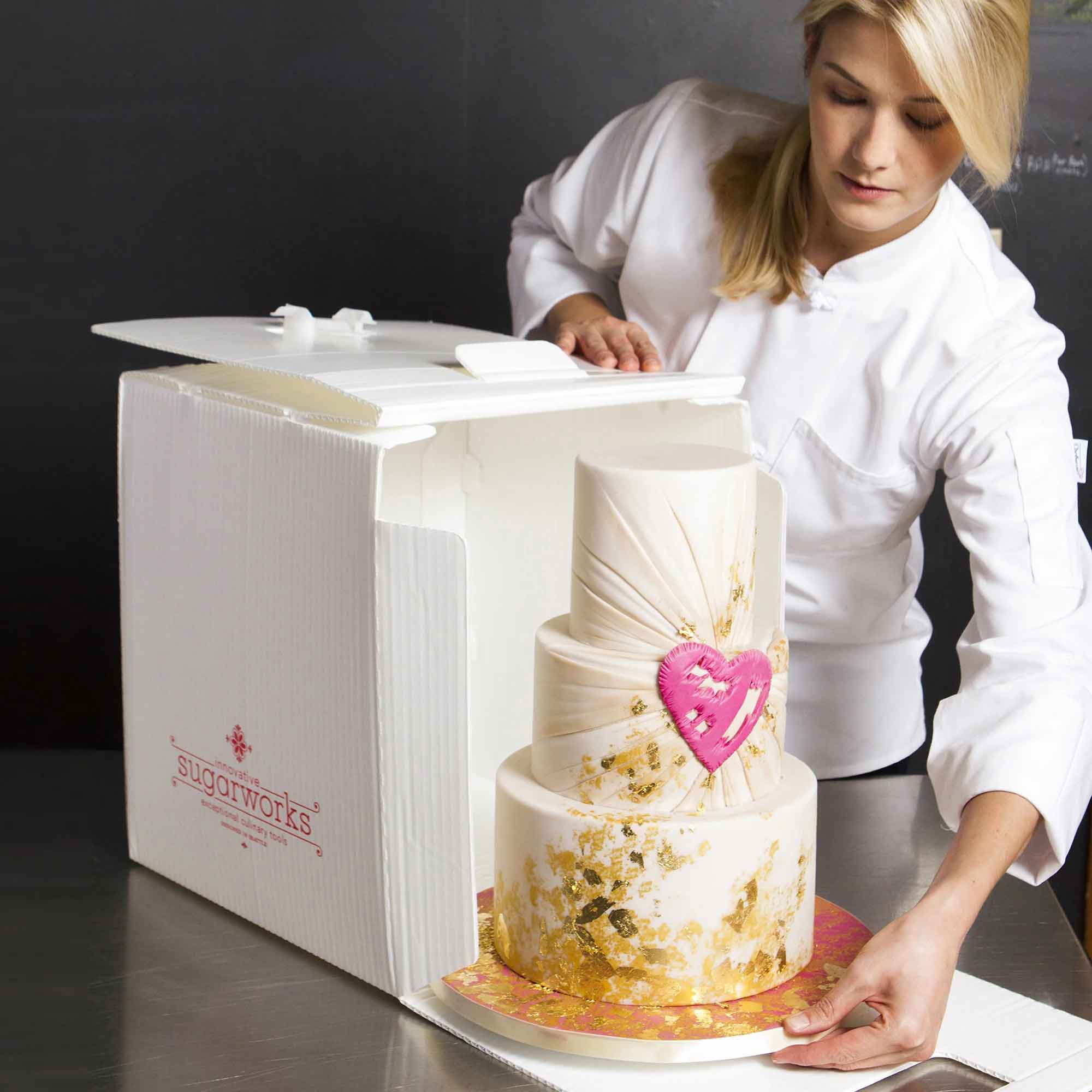 Крафт коробка для свадебного торта Крафт коробка для свадебного торта