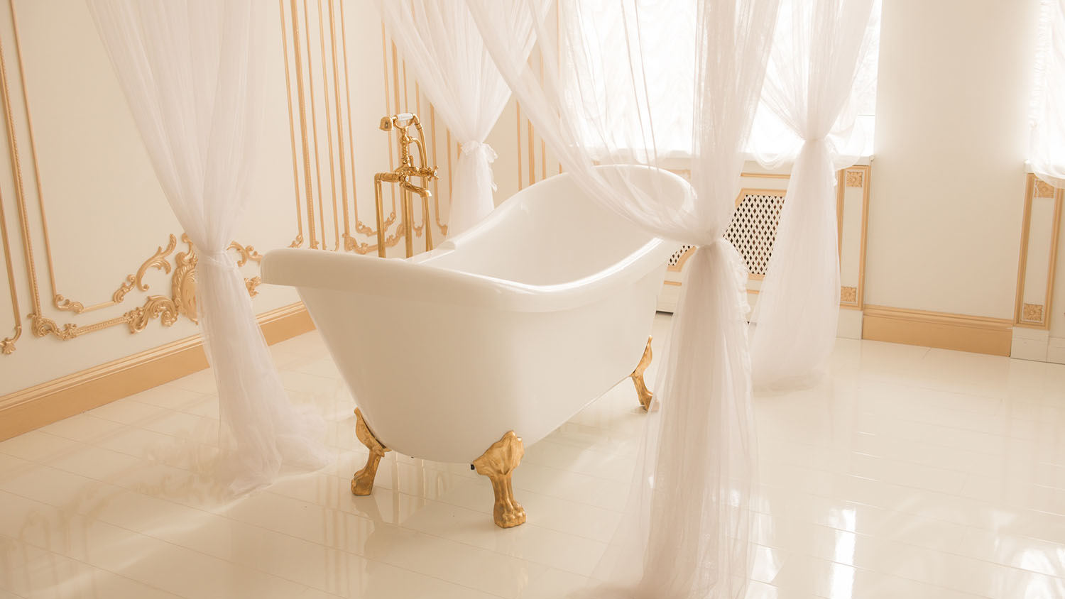 Ванная комната в классическом стиле