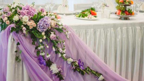 Органза флористическая за 170руб - Идеи оформления свадьбы