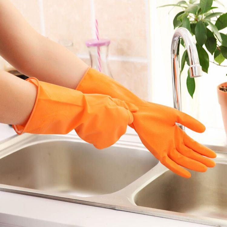 Перчатки хозяйственные латекс