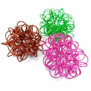 Шары из ротанга, проволоки