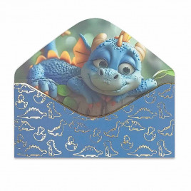 Конверт для денег С Днем рождения! 8*16,5см арт 54059