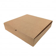 Коробка для пирога d-30 крафт размер 350*350*70мм 