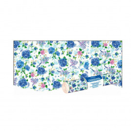 Скатерть одноразовая 120*160см в рулоне 5 шт Гортензия