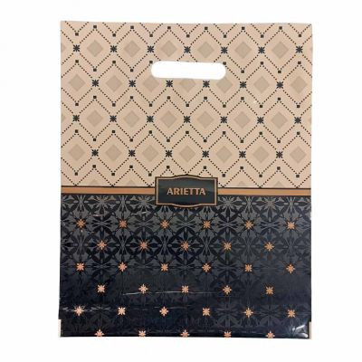 Пакет с вырубной ручкой Perfecto Ариетта 30*37см 95мкм 50шт