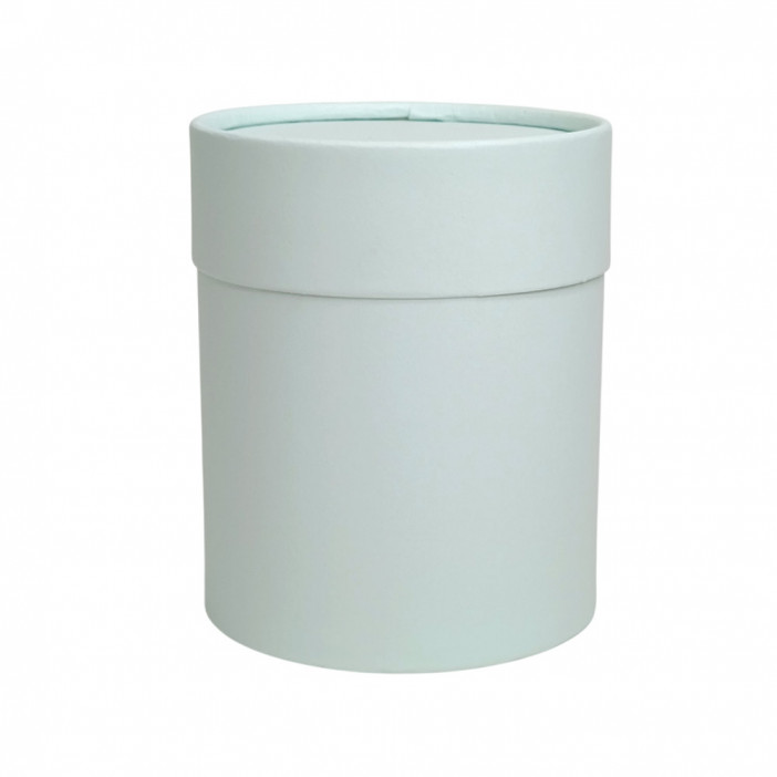 Коробка цилиндр однотонный мини размер 10*10см