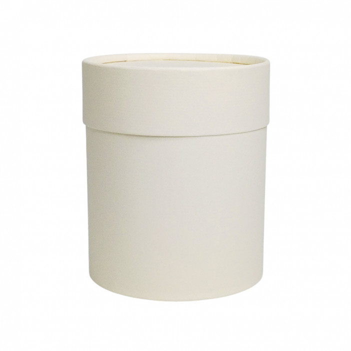 Коробка цилиндр однотонный мини размер 10*10см
