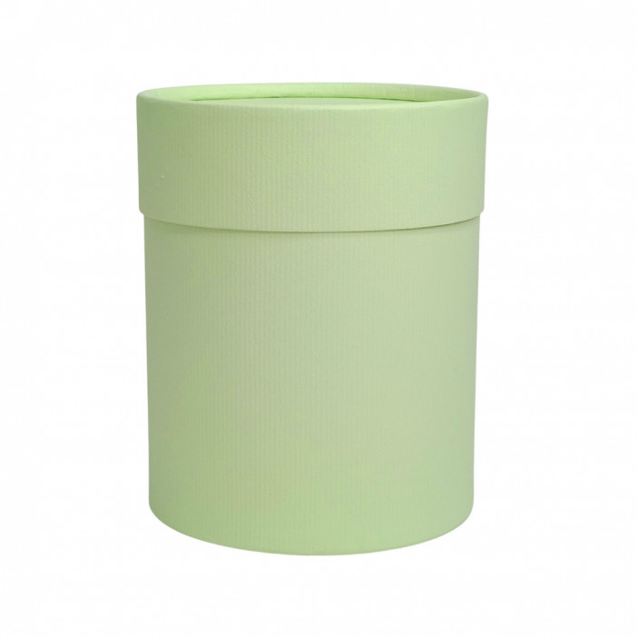 Коробка цилиндр однотонный мини размер 10*10см