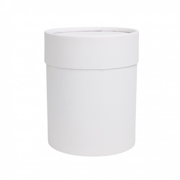 Коробка цилиндр однотонный мини размер 10*10см