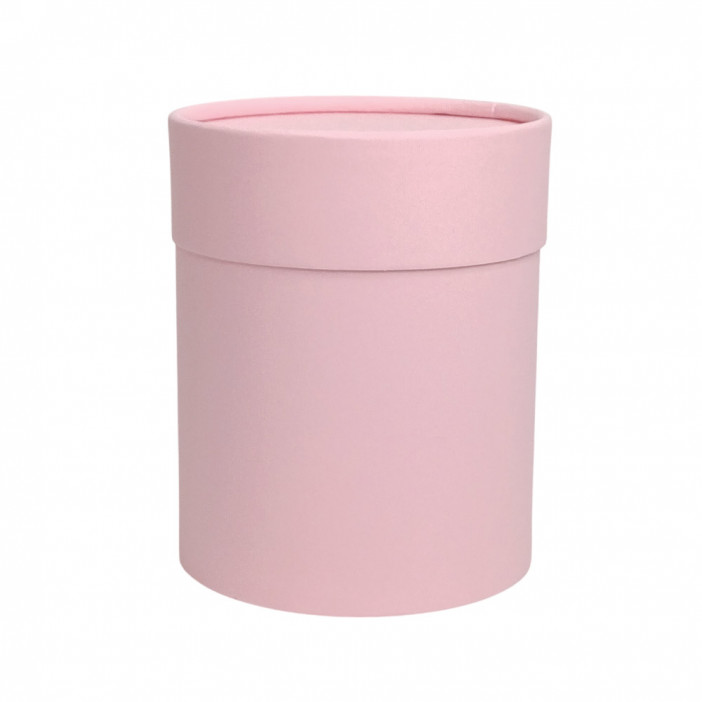 Коробка цилиндр однотонный мини размер 10*10см