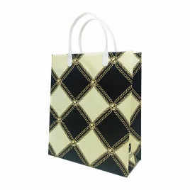 Пакет сумка размер 23*26см Клетка