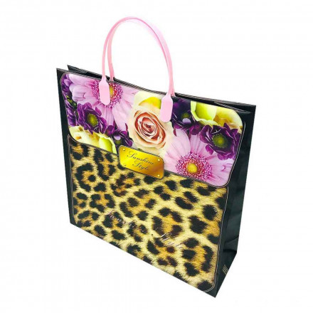 Пакет сумка размер 30*30см &quot;Sunshine style&quot; леопардовый