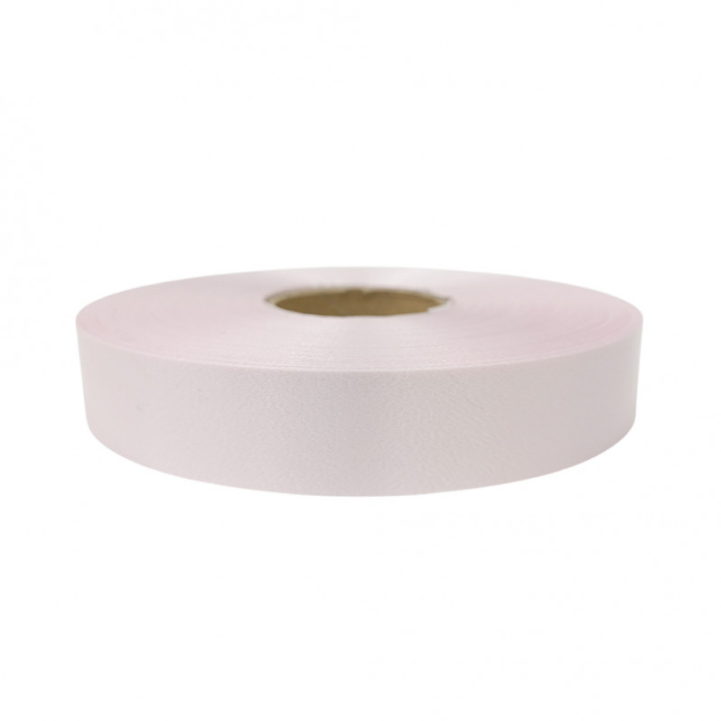 Лента простая полипропиленовая розовая айвори размер 2см*100м