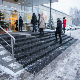 Коврик грязезащитный дорожка Sunstep 1*10м 2,2см