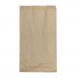 Пакет бумажный крафт с плоским дном 40г/м2 размер 25*14*6см уп 10шт