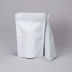 Дой-пак белый матовый металл внутри с замком zip-lock 170*260мм (45+45) уп 10шт