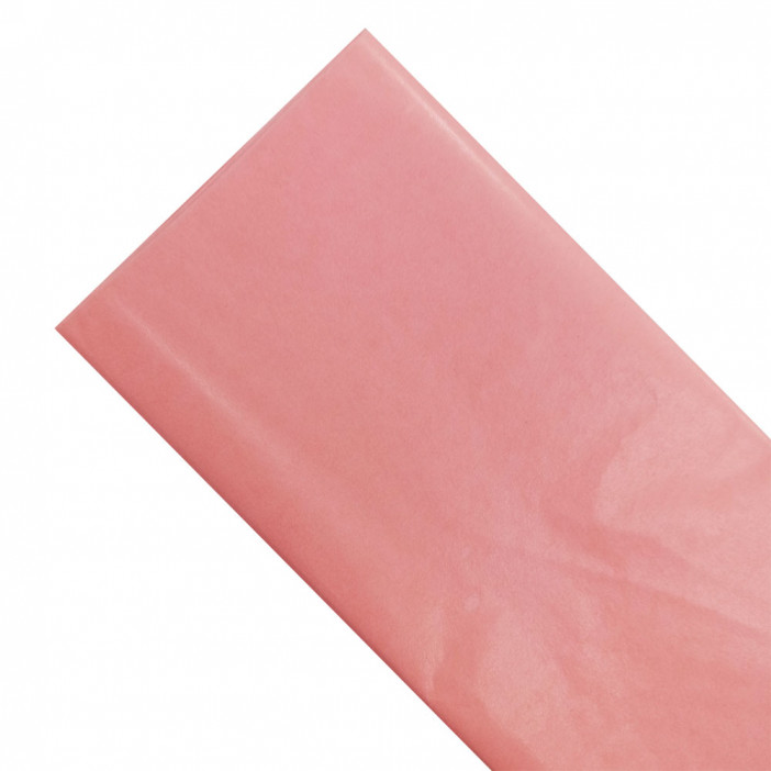 Бумага тишью в листах ТЕМНЫЙ ПЕРСИК размер 50см*66см