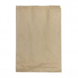 Пакет бумажный крафт с плоским дном 40г/м2 размер 25*17*7см уп 10шт