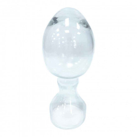 Декор стеклянный Яйцо Н-18см D-6,5см