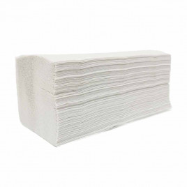 Бумажные полотенца V-cложения однослойные 250 листов