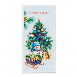 Конверт для денег НГ С Новым годом 8*16,5см арт 083