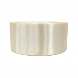 Лента атласная ванильная размер 4см*23м
