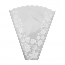 Конус прозрачный с рисунком Елена размер 50*60см уп 50шт