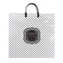 Пакет с пластмассовыми ручками 36*40см Elite 10шт