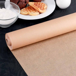 Бумага для выпекания коричневая Идеал в пленке 29см*6м