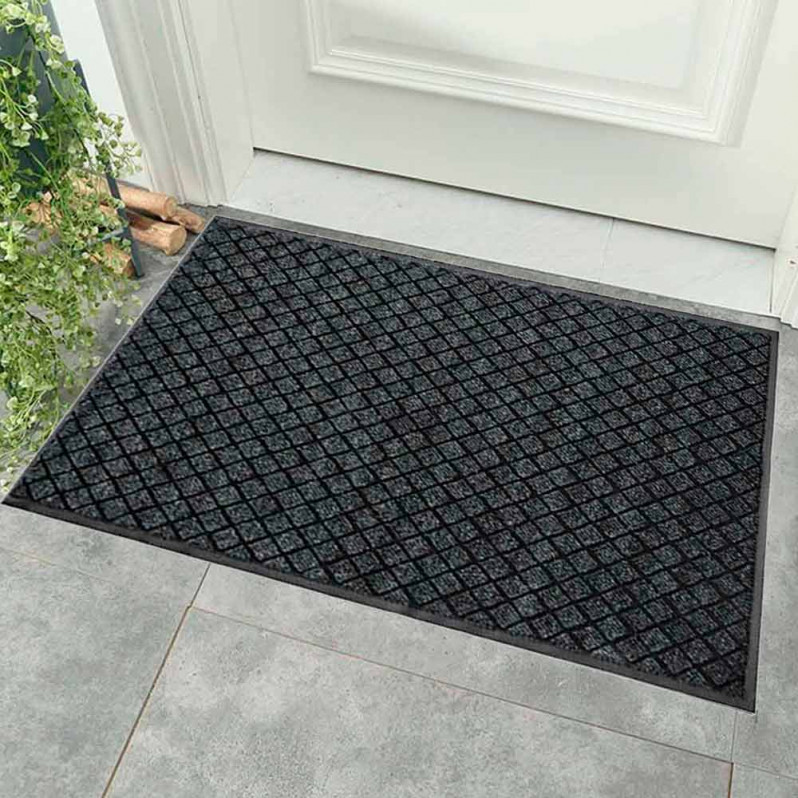 Коврик влаговпитывающий Галант 90*150см серый