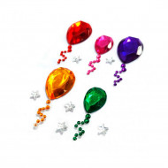 Стикеры для декорирования Воздушные шары размер 4,5*1,7см