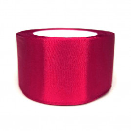 Лента атласная вишневая размер 5см*23м