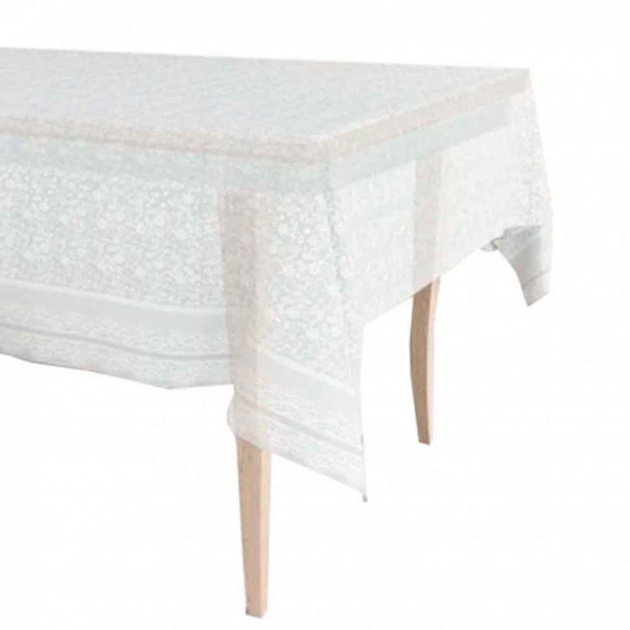 Скатерть одноразовая 120*180см Цветы