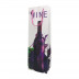 Пакет под бутылку ЛЮКС Wine размер 12*36*9см