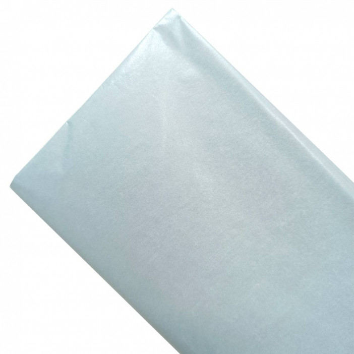 Бумага тишью в листах жемчужная СЕРАЯ ДЫМЧАТАЯ размер 50см*66см