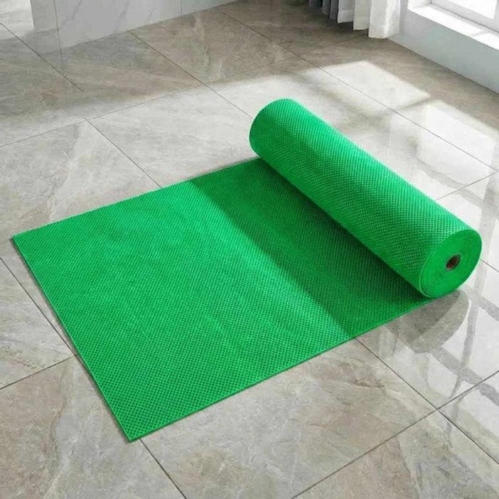 Коврик-дорожка против скольжения ZIG-ZAG 0,9*12м зеленый