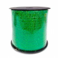 Лента бобина голография размер 5мм*250м зеленая 