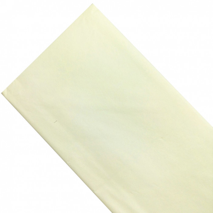Бумага тишью в листах ВАНИЛЬНАЯ размер 50см*66см
