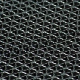 Коврик-дорожка против скольжения ZIG-ZAG 0,9*12м серый