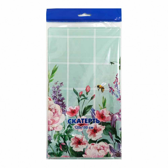 Скатерть одноразовая 120*180см Мятное утро