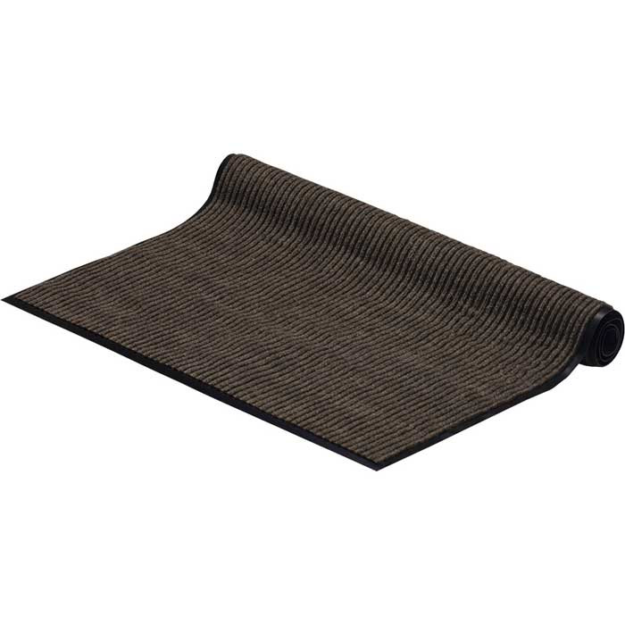 Коврик влаговпитывающий ребристый Стандарт 90*120см коричневый